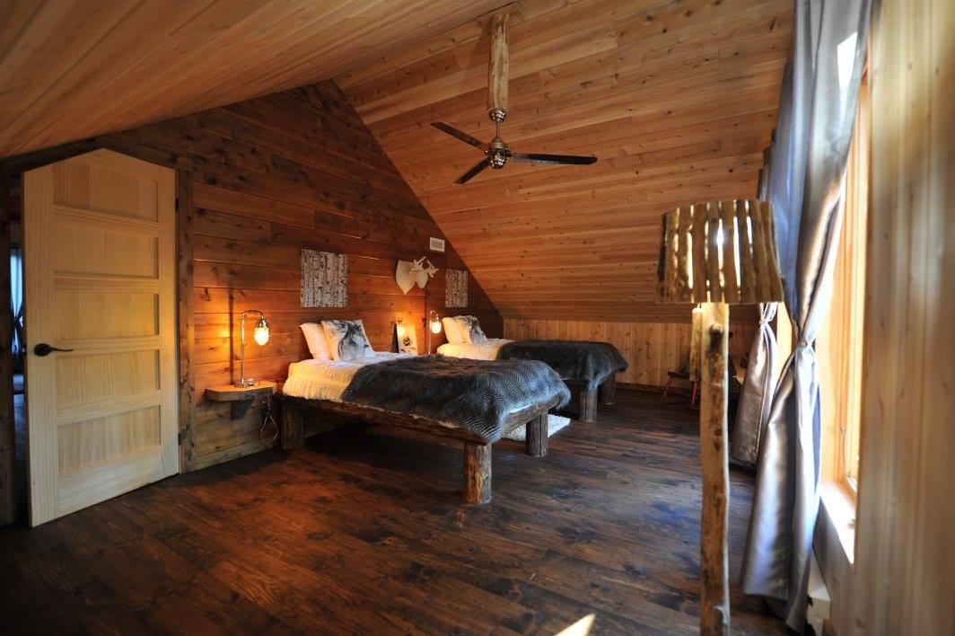 Les Bouleaux - Les Chalets Spa Canada Ла-Мальбе Екстер'єр фото