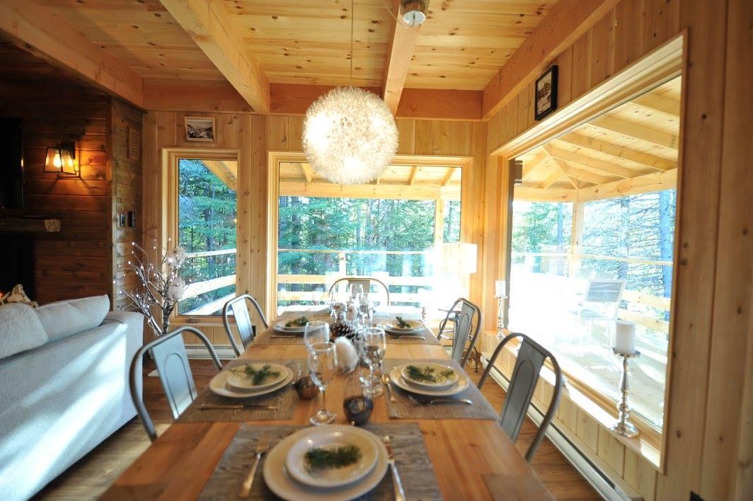 Les Bouleaux - Les Chalets Spa Canada Ла-Мальбе Екстер'єр фото