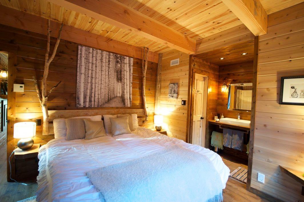Les Bouleaux - Les Chalets Spa Canada Ла-Мальбе Екстер'єр фото