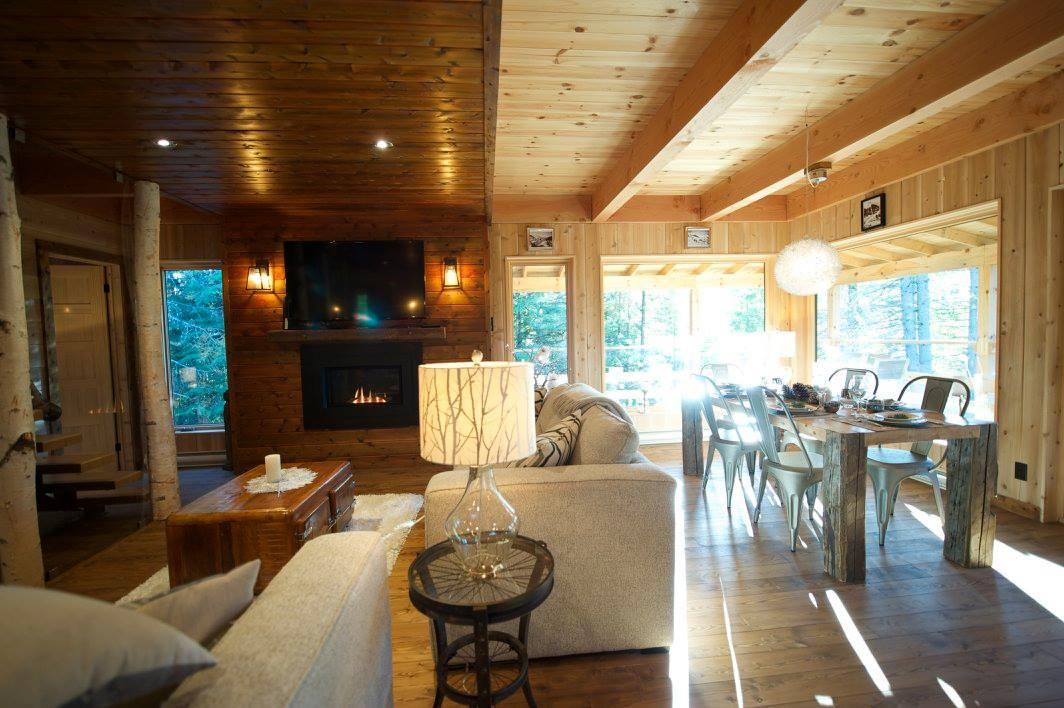 Les Bouleaux - Les Chalets Spa Canada Ла-Мальбе Екстер'єр фото
