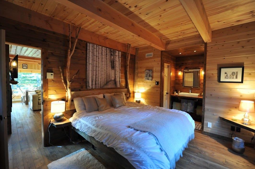 Les Bouleaux - Les Chalets Spa Canada Ла-Мальбе Екстер'єр фото