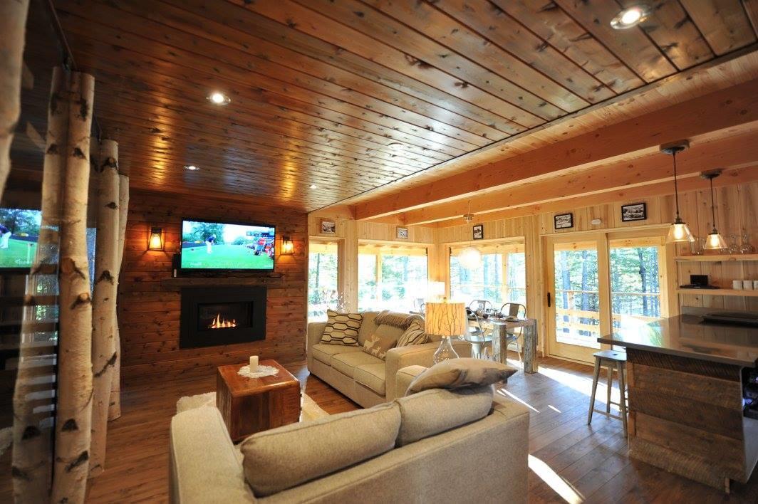 Les Bouleaux - Les Chalets Spa Canada Ла-Мальбе Екстер'єр фото