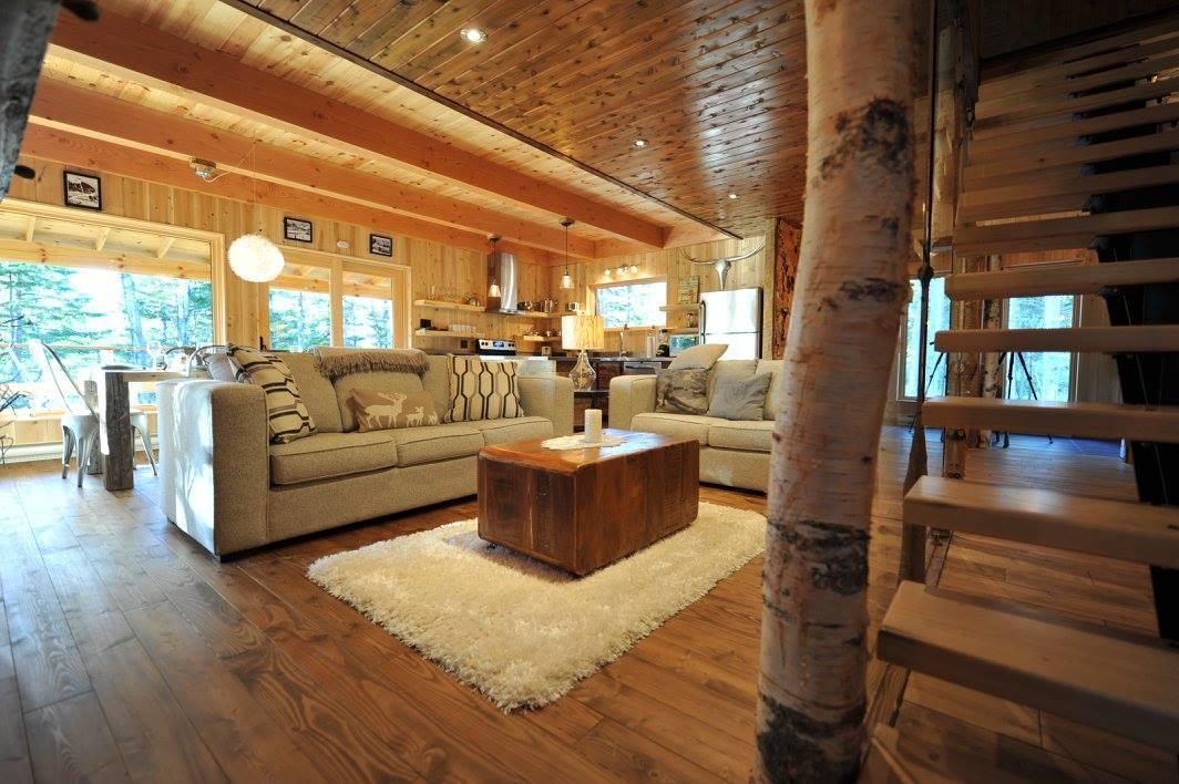 Les Bouleaux - Les Chalets Spa Canada Ла-Мальбе Екстер'єр фото
