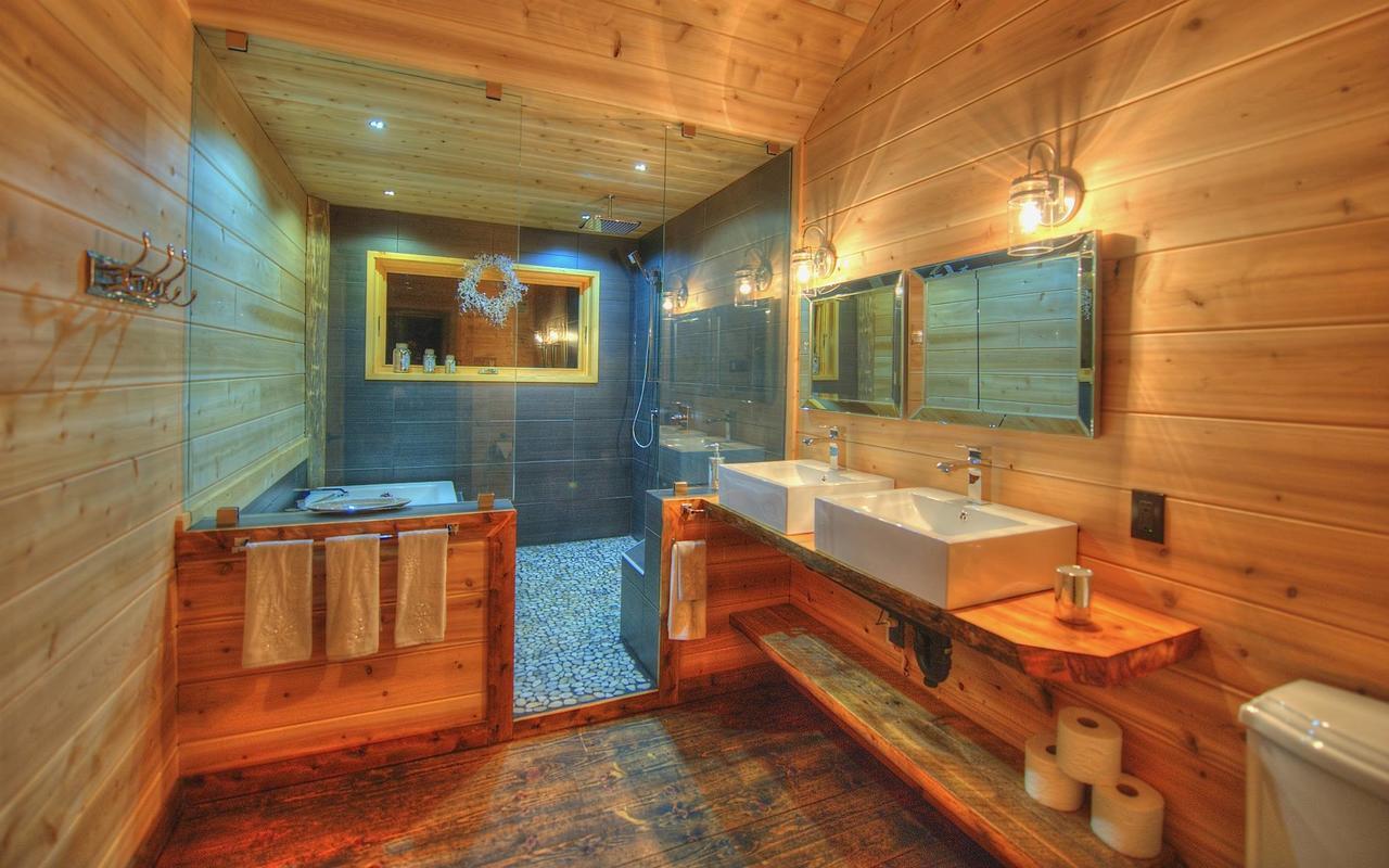 Les Bouleaux - Les Chalets Spa Canada Ла-Мальбе Екстер'єр фото