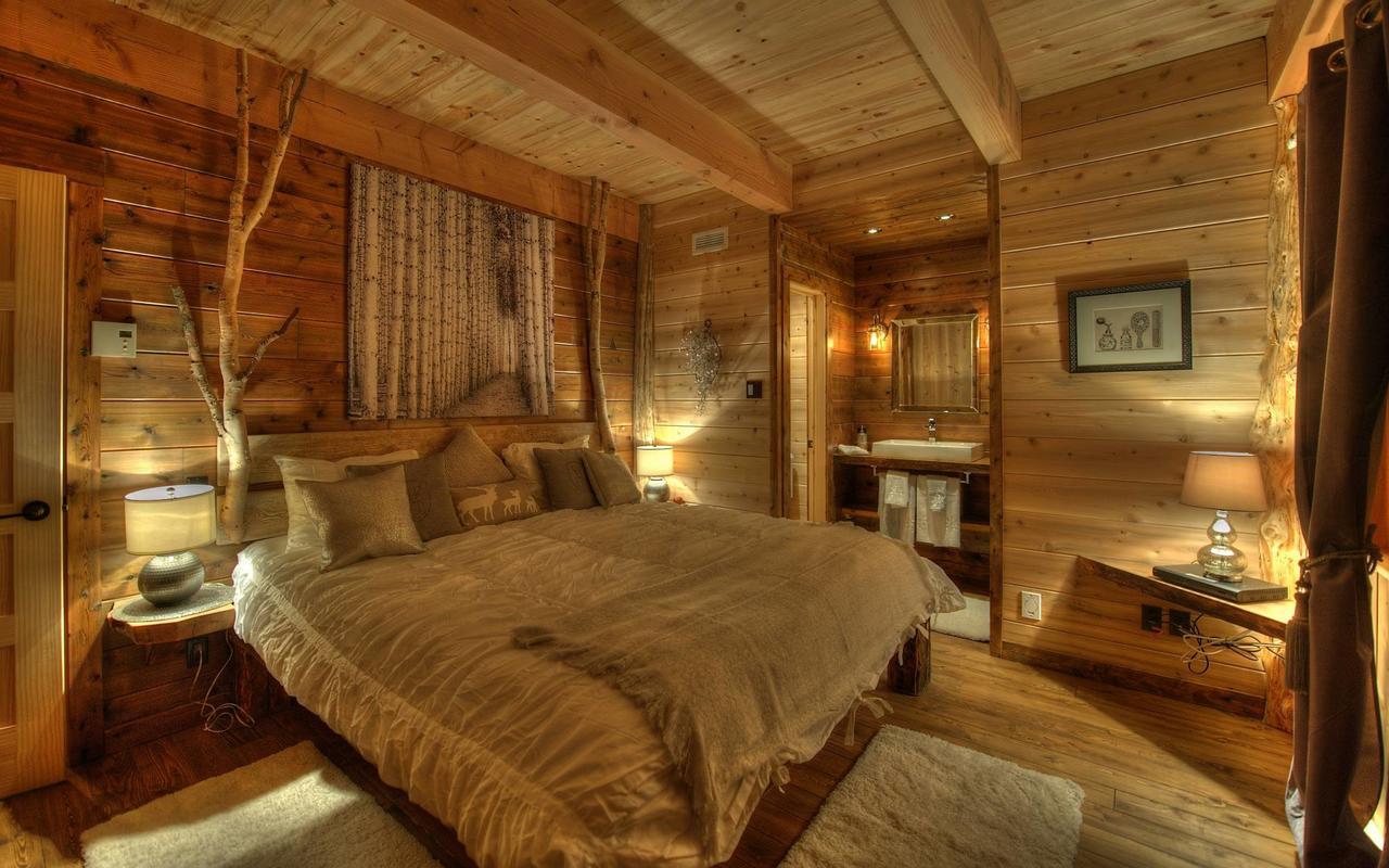 Les Bouleaux - Les Chalets Spa Canada Ла-Мальбе Екстер'єр фото