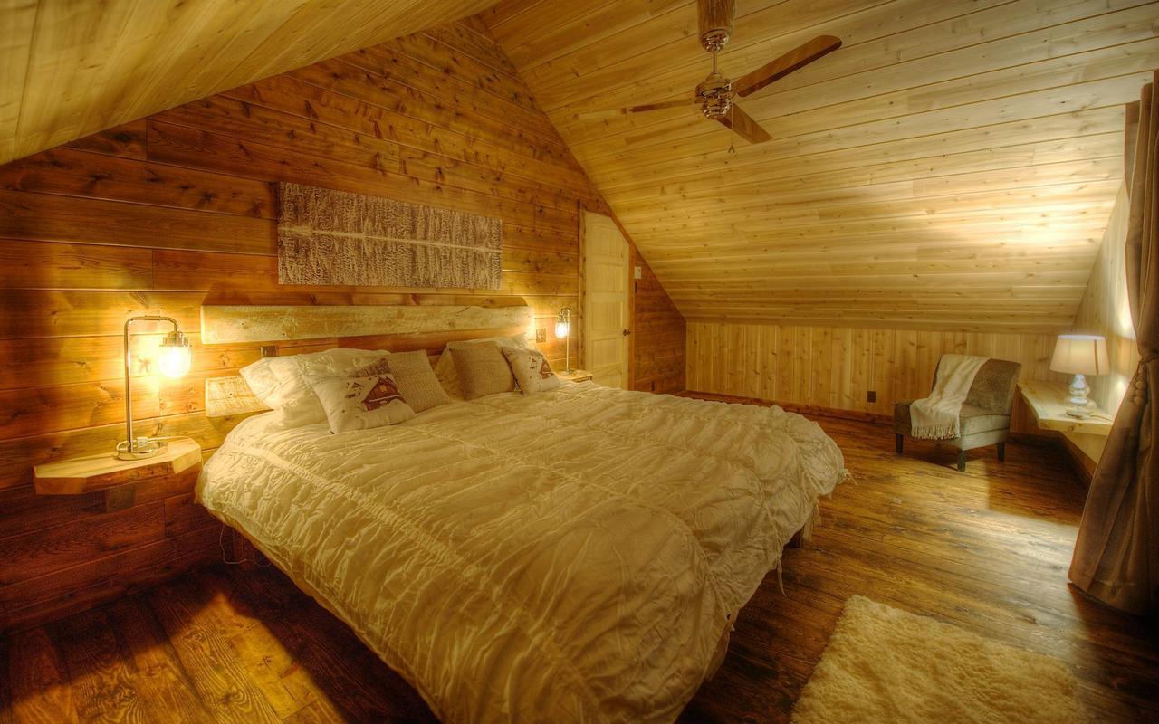 Les Bouleaux - Les Chalets Spa Canada Ла-Мальбе Екстер'єр фото