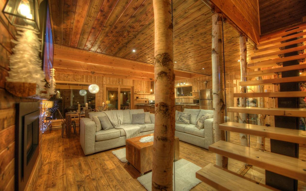 Les Bouleaux - Les Chalets Spa Canada Ла-Мальбе Екстер'єр фото